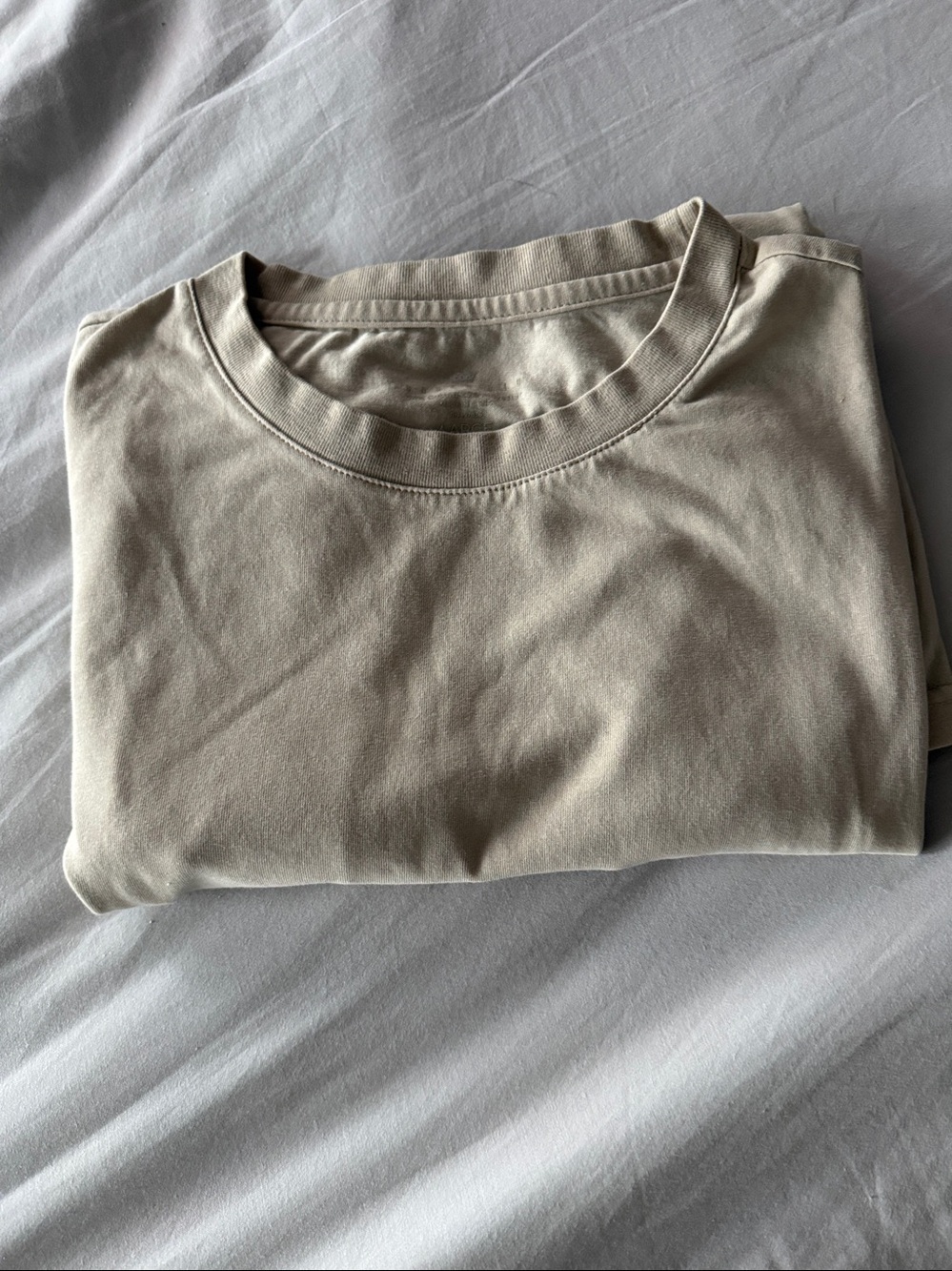 Under 510 tan cotton T Large